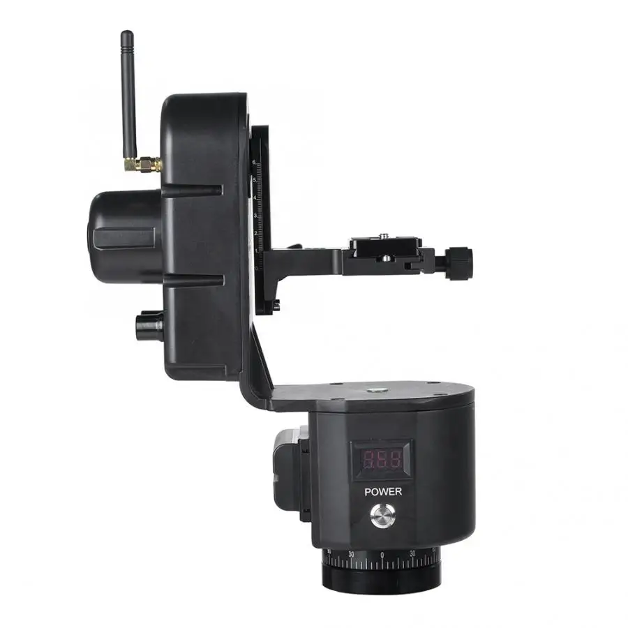 Electric Tripod Head 4050m Remote Control Electronic Pan Tilt Head
