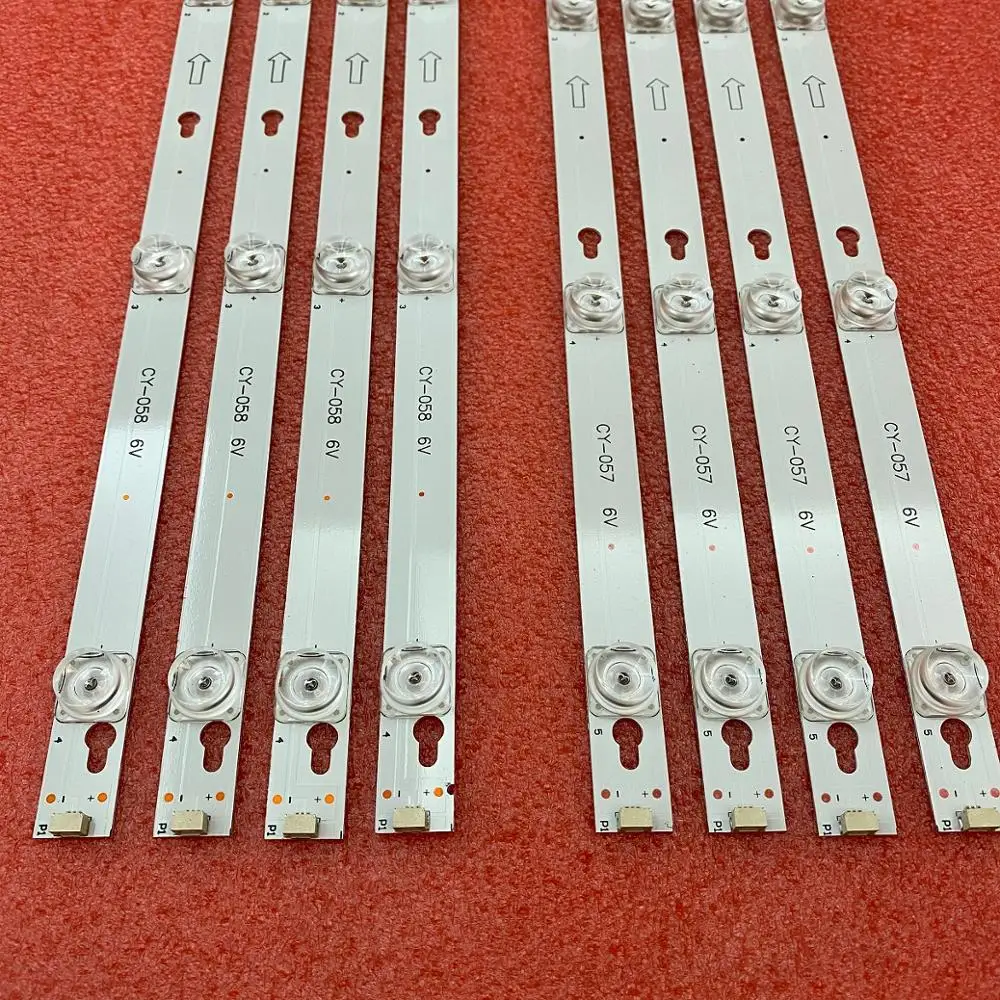 Lot De 4 Barrettes De Rétroéclairage LED Pour TCL 55EP640 / 55EP660 - Pièce De Rechange Neuf