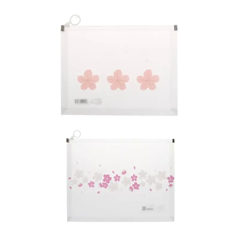 А4 А5 вишневый цвет, прозрачный пластиковый чехол для документов, канцелярских принадлежностей, сумка на молнии, LX9A