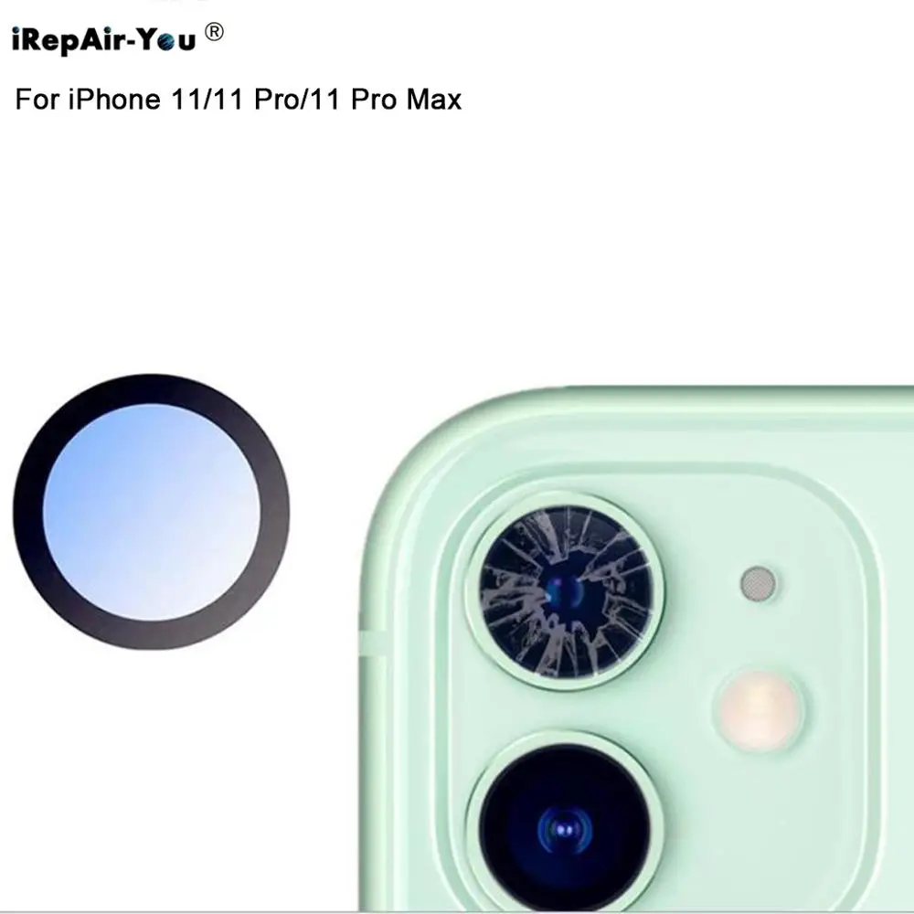 Сменный стеклянный объектив для задней камеры iPhone 11 Pro Max OEM с сапфировым