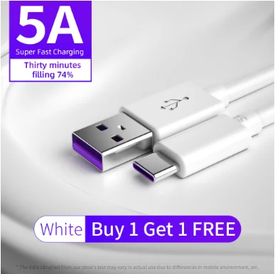 Meide 5A USB кабель для XiaoMi samsung HUAWEI VIVO OPPO мобильный телефон type c только Быстрая зарядка без вреда для машины Быстрая зарядка - Цвет: Cable For Type-C