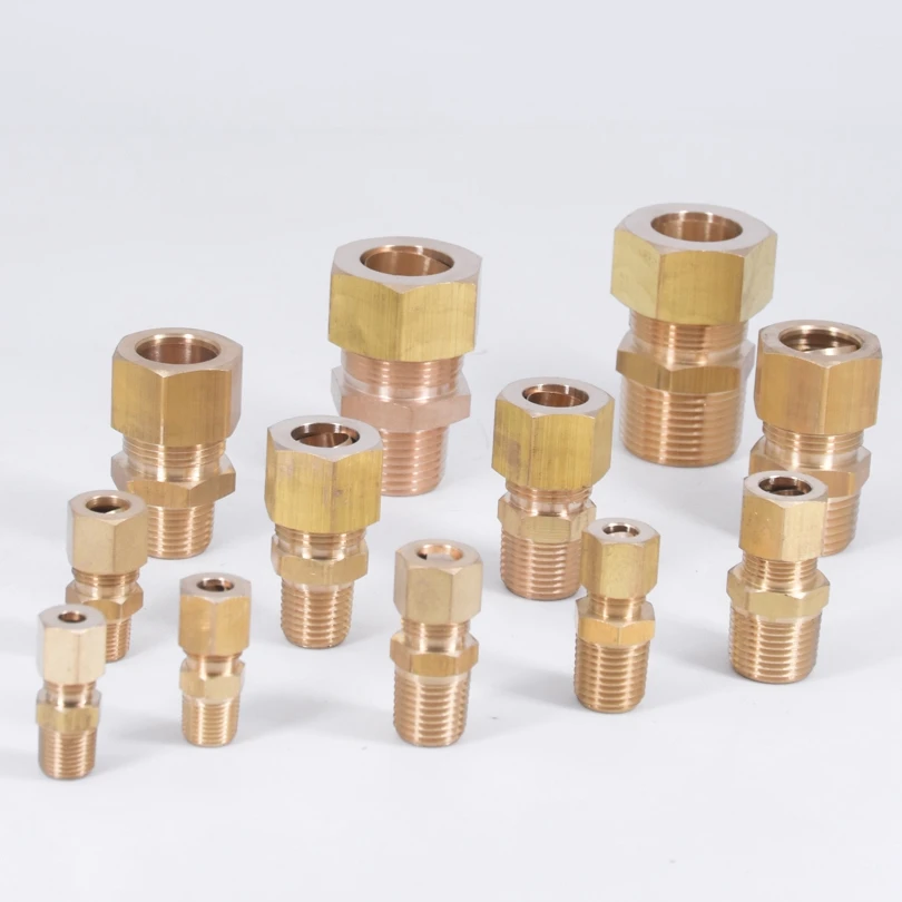 1/8 &quot1/4" 3/8 &quot1/2" NPT Мужской x Fit &quot3/16" 1/4 &quot5/16" &quotOD труба компрессионная