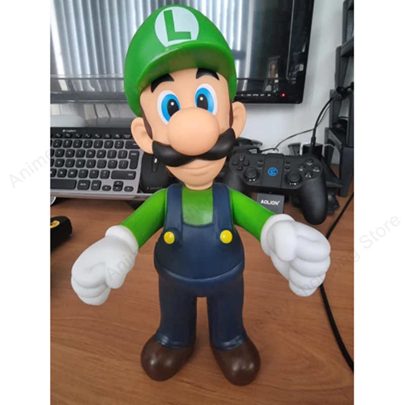 Super Mario Anime Model Toys Luigi Yoshi Peach Bowser Donkey Kong Action Figure Mario Bros Collection Model Dolls for Kid Gifts