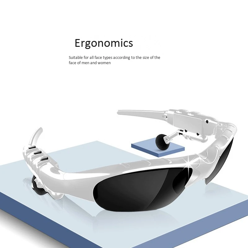 Wireless Headphone with Anti UV400 Polarizing Lens 2 In1 Bluetooth Headset with Glasses Outdoor Earbuds Music