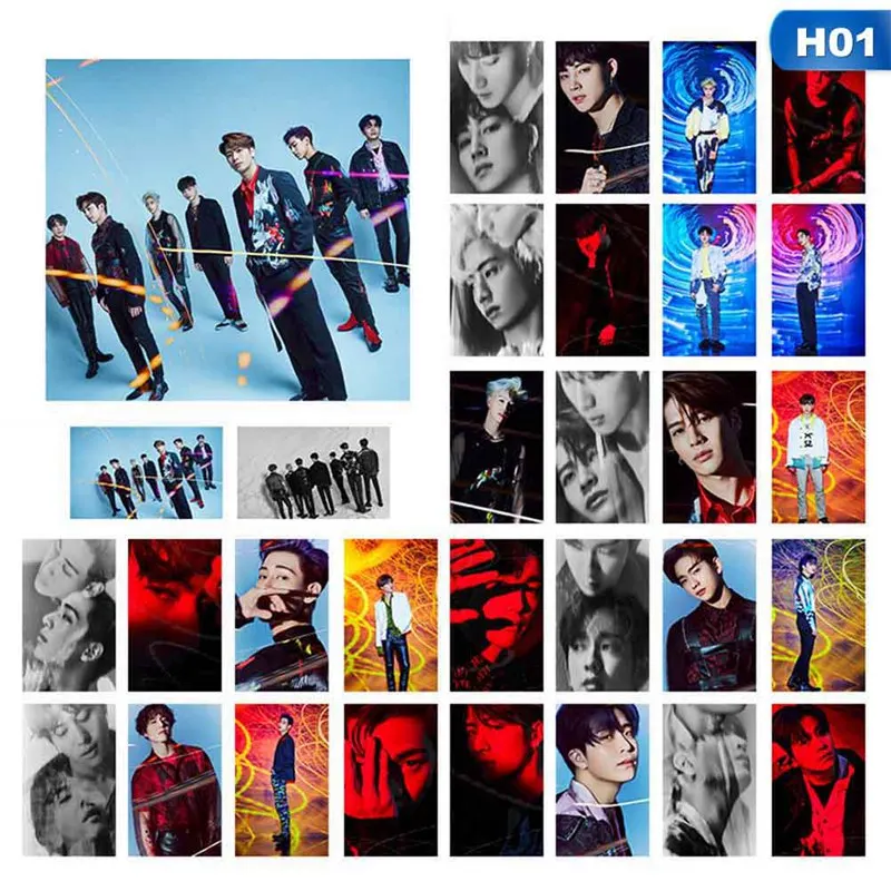 30 шт./компл. KPOP GOT7 альбом самодельный бумажный плакат фото карта ЛОМО карта Фотокарта вентиляторы Подарочная коллекция Канцелярский набор