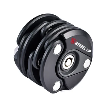 

High Security Bike Lock, Durable Anti-Theft Bicycle Chain Lock Folding, Alloy Hamburger Shape Lock For Road Bike Mountain Bike