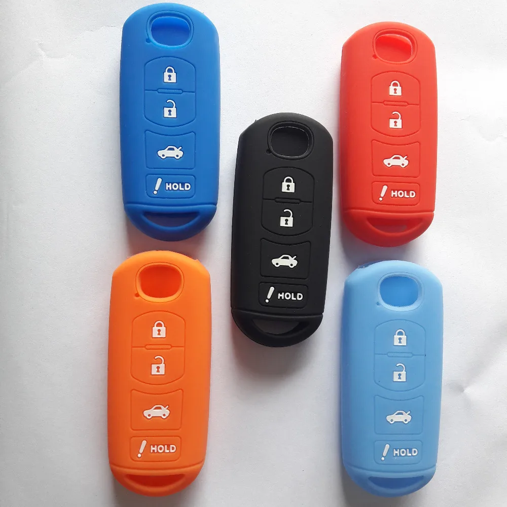 Чехол для смарт ключа из силикагеля Mazda 3 5 6|fob cover|car key case coverremote silicone |