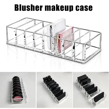 

8 Grid Acrylic Makeup Organizer Storage Box Case Lipstick Jewelry Holder Cosmetic Display Stand Makeup Tools Brush Holder HJL