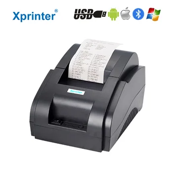 

58mm POS Thermal Receipt Printer Bluetooth USB bill Ticket Printers 90mm/s For Mobile Phone Android iOS Windows use for Store