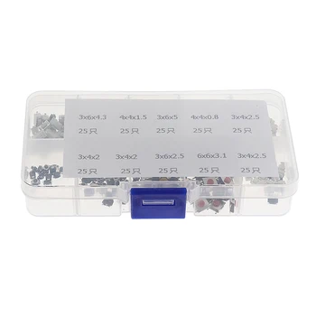

Brand New Durable 250 pcs 10 models Tactile Remote Control Button Switch