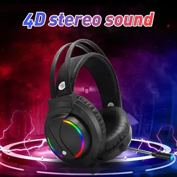 

K1 Comfortable Computer Wired Gaming Headset with Microphone for PS4 PC Gamer Professional Game Surround Stereo Sound Earphone