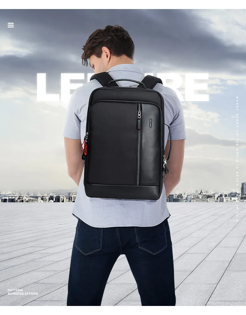 men travel backpack