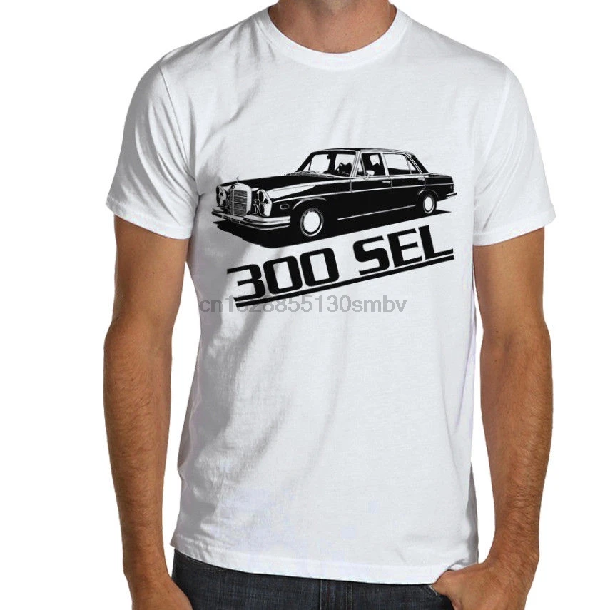 2019 Мужская футболка W108 W109 300 Sel Car мягкая хлопковая Футболка разных цветов размеры