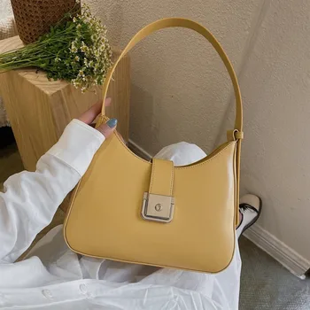 

2020 new French niche high-end western style handbags simple and fashionable Korean style trendy one-shoulder portable handbags