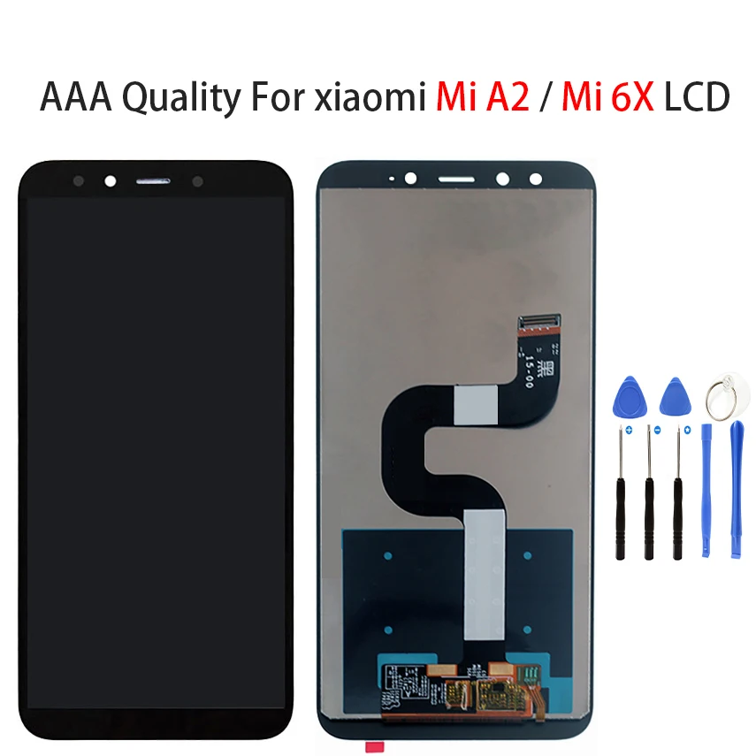 5 99 &quotдля xiaomi Mi A2 дисплей MI ЖК-дисплей экран дигитайзер сменные детали для 6X LCD MI6X |