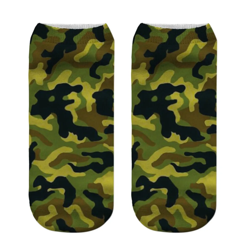 Jaycosin/носки с 3D милым принтом; забавные носки средней длины; повседневные носки; забавные носки для женщин и мужчин; ; короткие носки до щиколотки