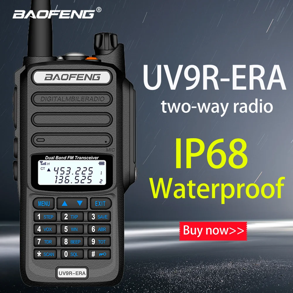Baofeng 2020 Водонепроницаемая рация дальность 5 20 км baofeng UV 9r ERA cb ham радио hf