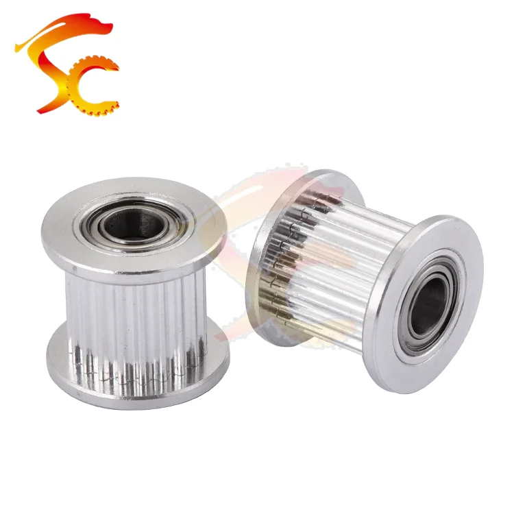 

3D Printers Parts printer pulley GT2 20 teeth bore 5mm (Bearing) 2GT 20 teeth timing pulley fit for GT2 belt width 10mm