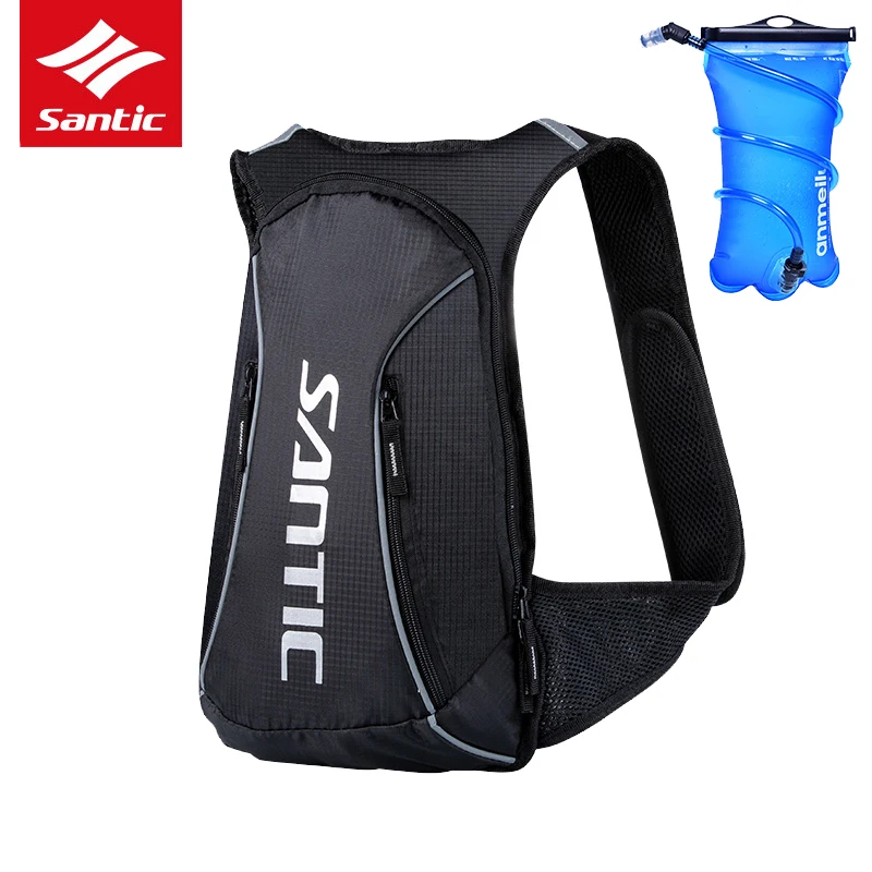 Santic 15L рюкзак для кемпинга 2L сумка воды светоотражающий дышащий занятий спортом