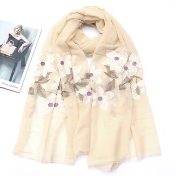 

Fashion Beautiful Candy Gift Scarf For Ladies Fashion Women Long Soft Wrap Scarf white