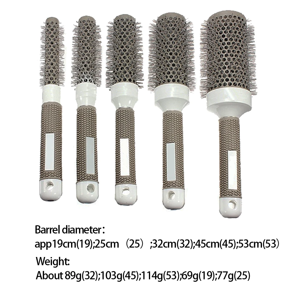 Новые Профессиональные парикмахерские кисти, керамические ионные круглые расчески, инструменты для укладки волос, инструменты для ухода за волосами