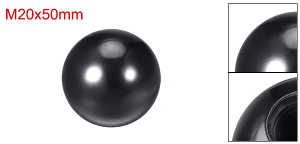 Uxcell 1-6 шт. термонабор шариковая ручка с внутренней резьбой оборудование диаметр ручки Гладкий обод черный