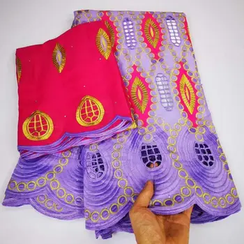 

African Dry Cotton Lace Fabrics 2020 High Quality Embroidery Lace Swiss Voile Lace Stone Swiss Voile Lace In Switzerland K263