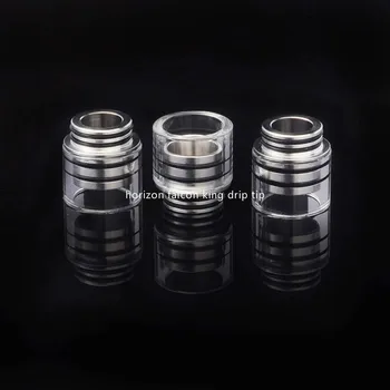

unique design Wide bore Glass 810 drip tip Connector Replacement for horizon falcon king/skrr s