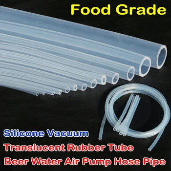 

Food Grade Flexible 1 Meter Translucent Silicone Tube Clear Gel Dia. 1 2 3 4 5 6 7 8 Mm Beer Milk Rubber Hose Pipe Soft 1 M HOT