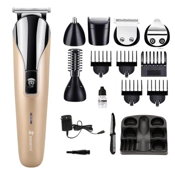 

6 In 1 Barber shop hair clipper professional hair trimmer for men beard electric cutter hair cutting machine haircut cordless