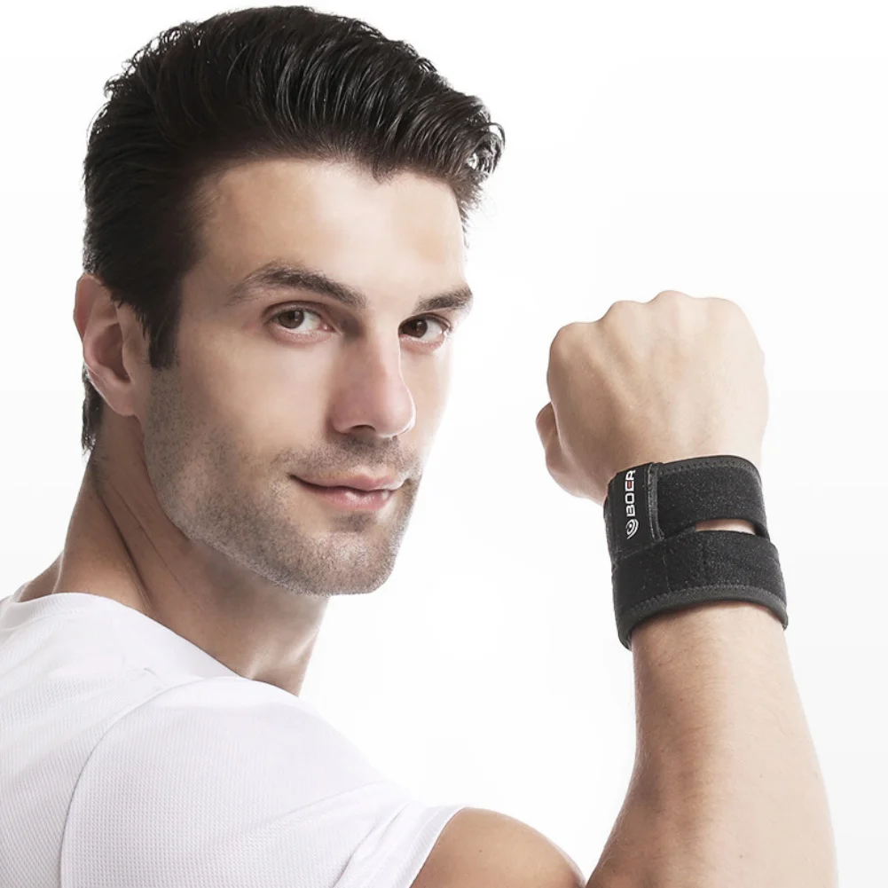 Sport Wristband Adjustable Wrist Brace Wrap Bandage Support Gym Safety