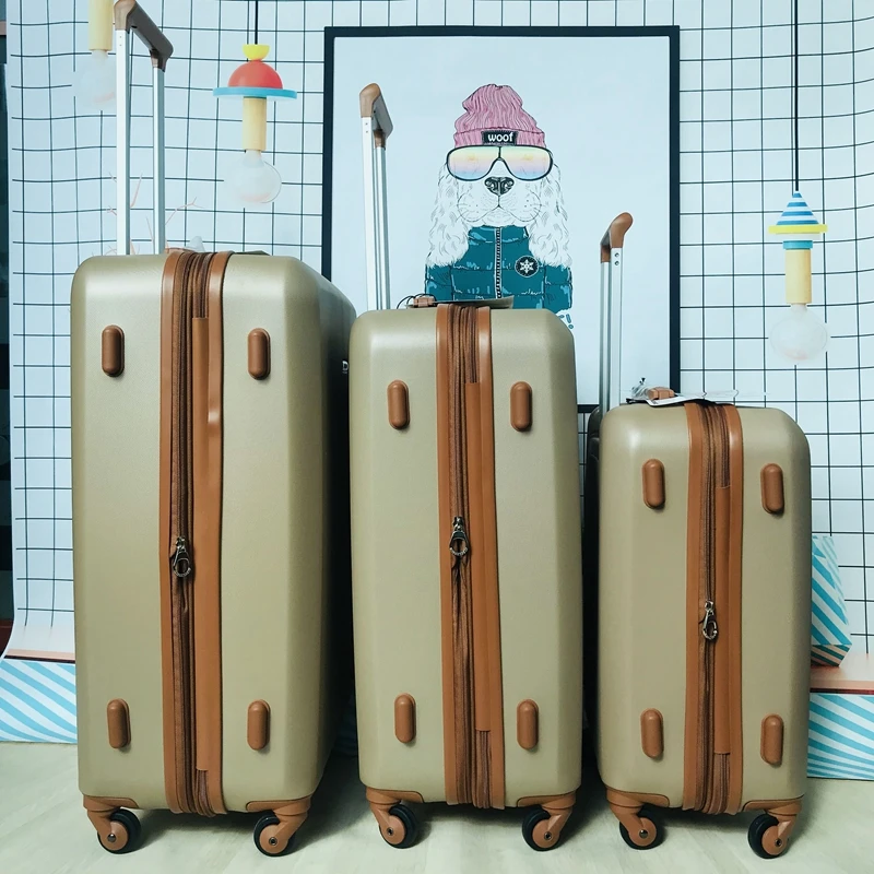 Экспорт в Корею, чемодан на колёсиках 24 дюйма, мужская деловая тележка, Спиннер, чемодан 20 дюймов, сумка для путешествий, Женский чемодан