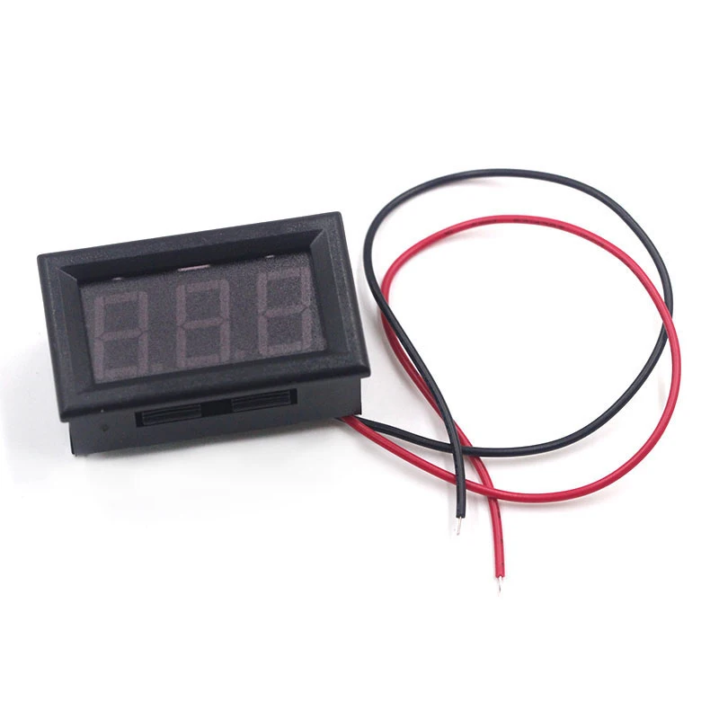 0.56 Inch Mini Red Green Blue LED Display Panel Voltage Meter Voltmeter Home Use Voltage 3 Three Digital DC 4.5V 30V 2 / 3 Wires