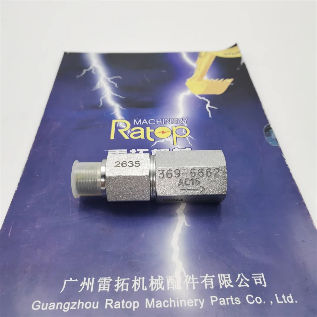 

369-6662 3696662 Regulator 320D 330D Excavator Fuel Rail Pressure Relief Limiter Valve