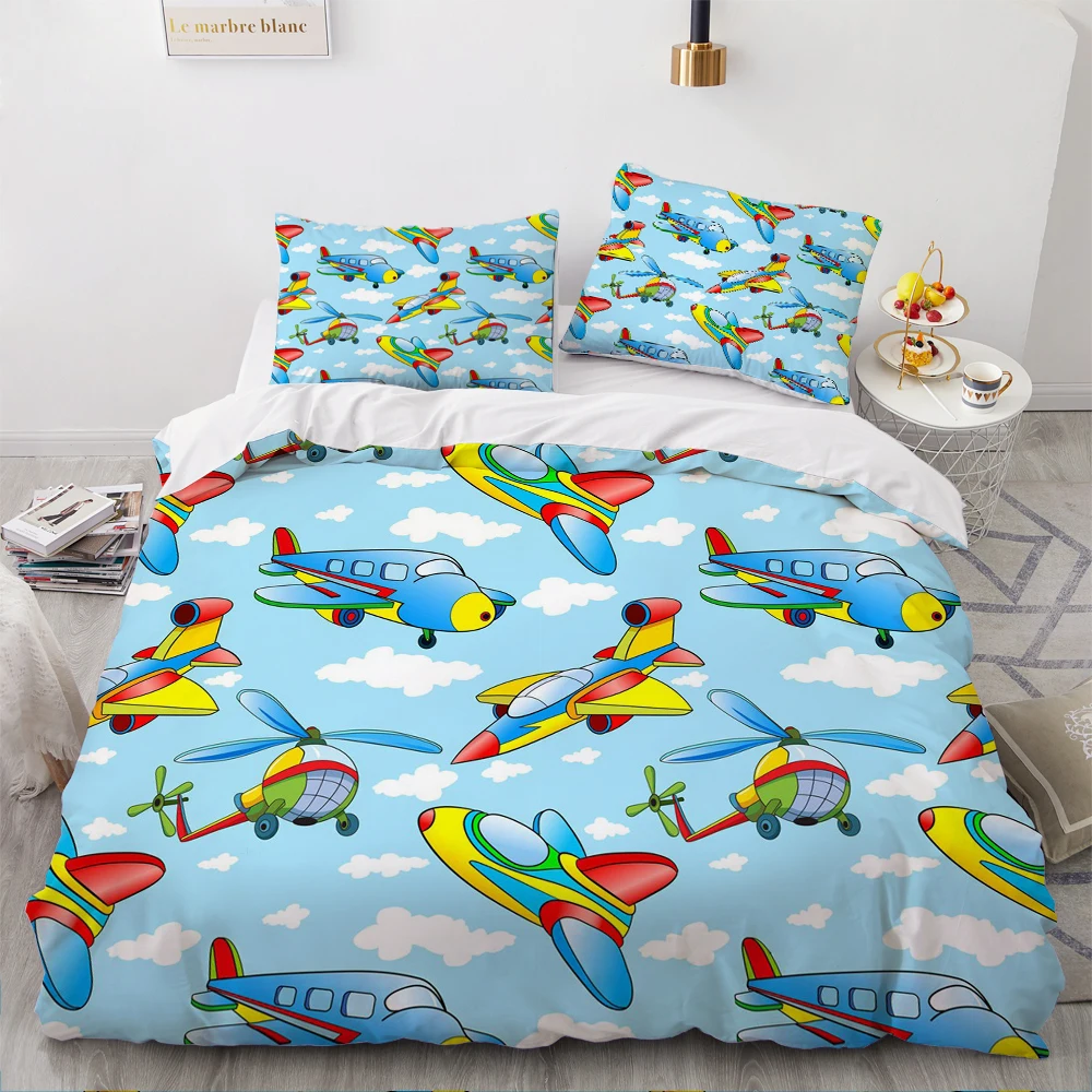 Classic 3D Bedding Set Duvet Cover Comforter King Queen Double Single Size Cartoon Design Custom Bedclothes | Дом и сад