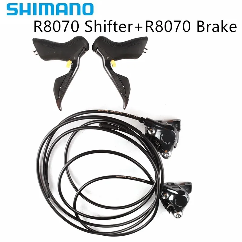 

Shimano Ultegra R8070 + R8070 Di2 shifter Levers R8070 Hydraulic Disc Brake Flat Mount Calipers 2 x 11 speed