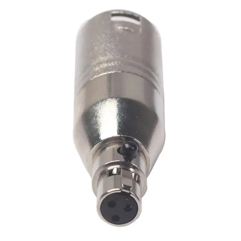 Mini XLR 3pin Female to XLR 3pin штекер адаптера для микрофона