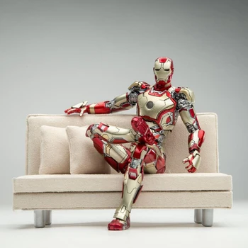 

1/12 scale 16CM Plush soft fabric sofa super Hero Iron men scene decoration crafts model For 6 inches Action Figure Accessories