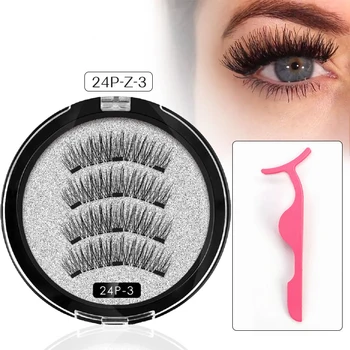 

Magnetic Eyelashes 3D Magnetic Lashes Natural False Eyelashes magnet eyelashes makeup extension faux cils magnetique