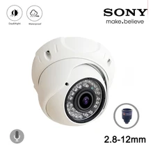 5mp/4MP/2MP 1080P Металл водонепроницаемый IP66 36 шт. Инфракрасные светодиоды 2,8 мм-12 мм Варифокальные аудио AHD купольные формы полусфера камеры наблюдения
