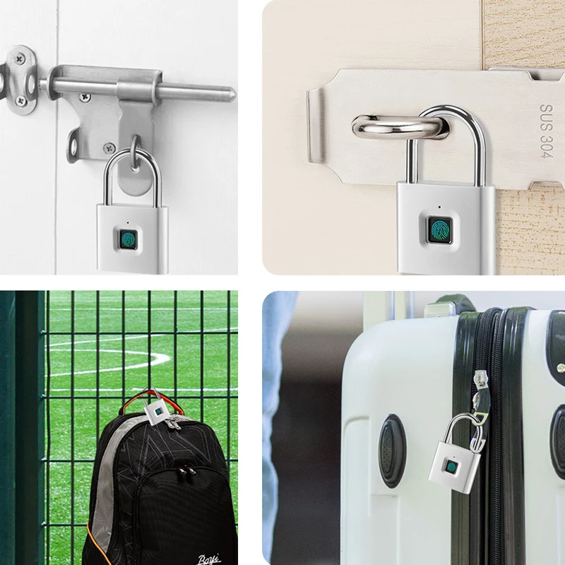 

Electronic Lock Smart Waterproof Anti-Theft Zinc Alloy Fingerprint Luggage