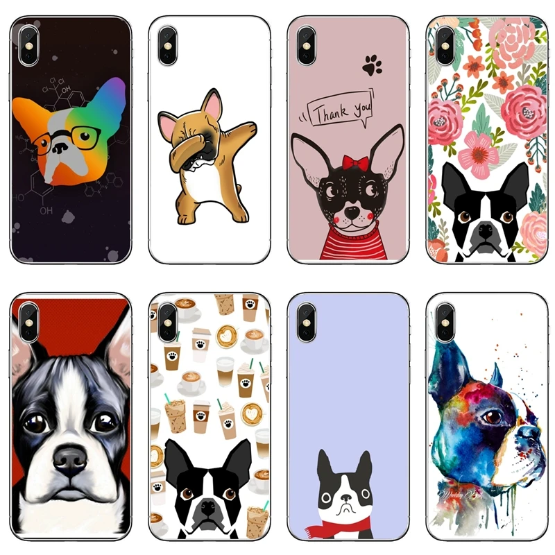 Funny Boston Terrier Accessories phone Case For Xiaomi Redmi Note 8 7 6 5A 4 Pro 7A K20 6A 4A 4X 5 Plus S2 | Мобильные телефоны и