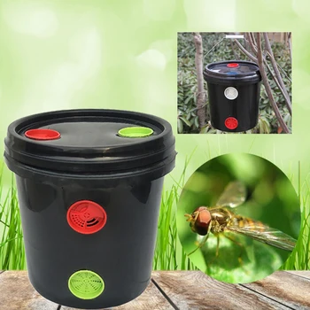 

Backyard Bucket Shape Flies Catcher Pest Control Free Stand Summer Foldable Yard Wasp Insect Reusable Home Mosquito Trap Park