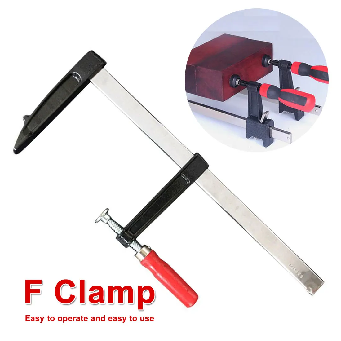 

Heavy Duty F Clamp For Woodworking Metal Fixing Clamp High Strength Carpentry Clamps Hand Tools