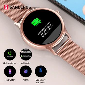 

SANLEPUS 2020 NEW Smart Watch Sport Heart Rate Monitor Waterproof Fitness Bracelet Men Women Smartwatch For Android Apple Xiaomi