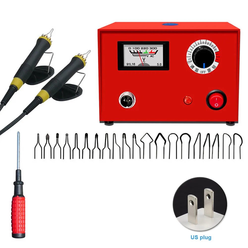 

Working Soldering Iron Kit Pyrography Pen Digital Crafts Machine Welding Gourd Pointer Leather Home Wood Burning Tool Set