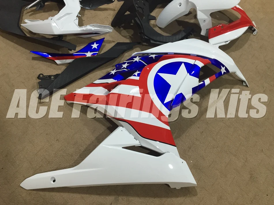 Комплект обтекателей ABS для Kawasaki Ninja300 EX300 300R 2013 13 14 15 16 17 Обтекатели(литье под давлением) США