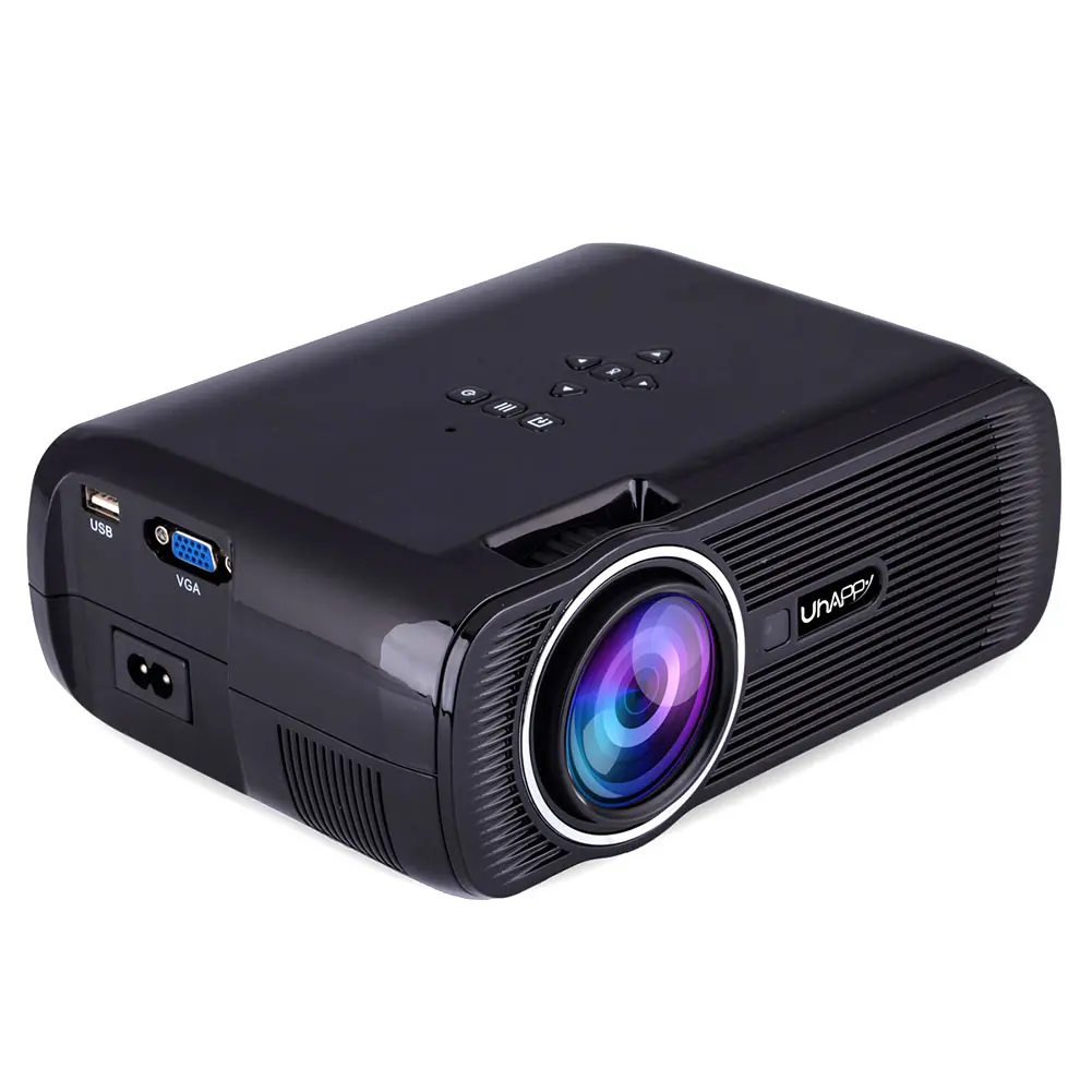 

Portable Wifi Projectors 1080P Android4.4 HD 7000Lumens Movie Media Player Home Theater Projector For Video Game TV PUO8