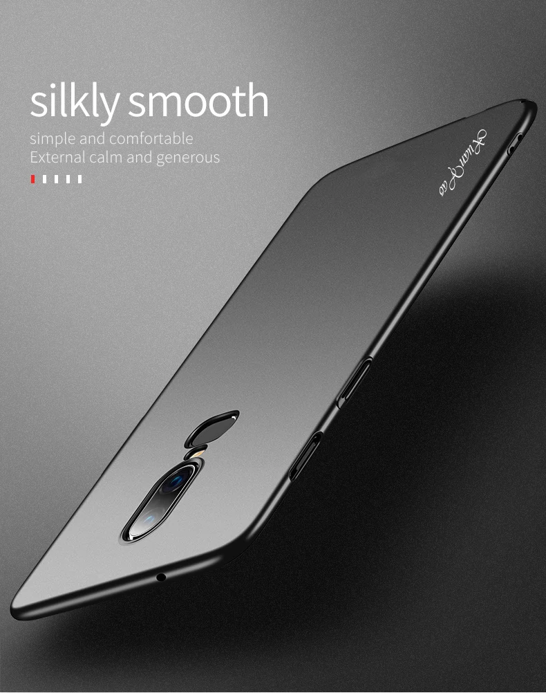 OnePlus 6 6T Case XUANYAO Fashion Slim Frosted Cover For OnePlus 6 6T Case Cover Matte Hard Protection Back Cover One Plus 6T 6 (3)