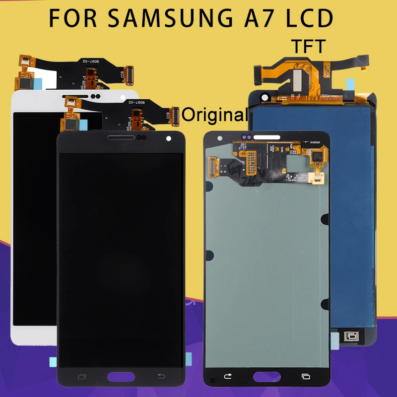Dinamico A7 ЖК-дисплей для samsung Galaxy A7 ЖК-дисплей кодирующий преобразователь сенсорного экрана в сборе A700F A700H A700 дисплей